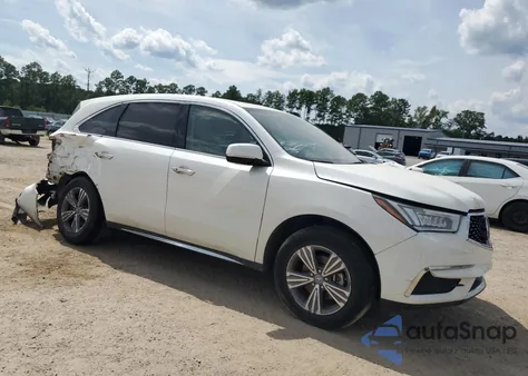 2019 Acura Mdx z USA, uszkodzony, nr VIN 5J8YD3H34KL011447